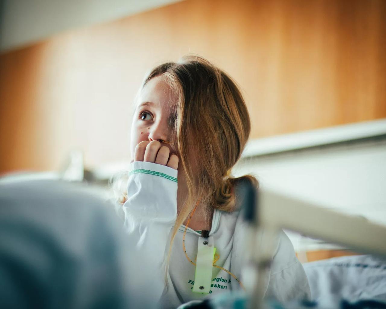 Lilje i hospitalsseng 