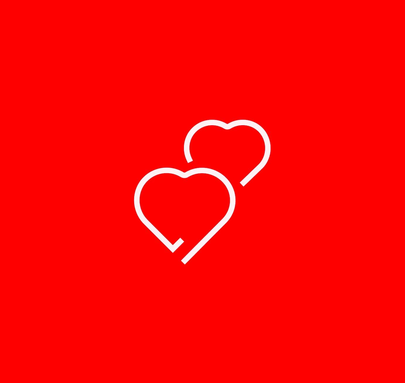 Et hjerte, der symboliserer at din støtte nytter