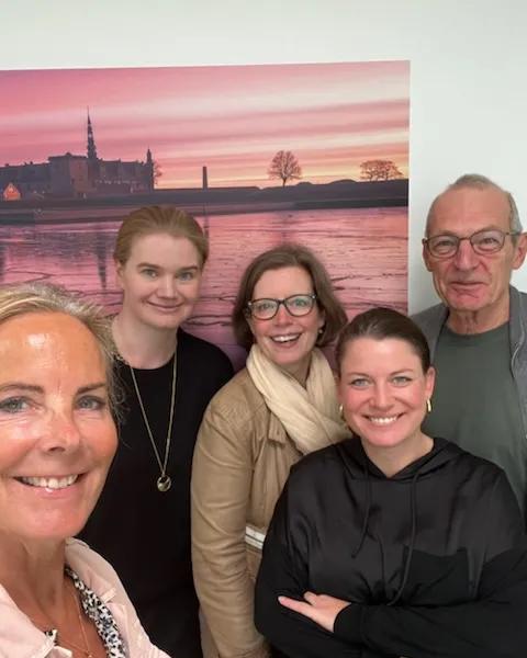 Birgitte Bergman (K), Marlene Harpsøe (DD), Barbara Køgs Andersen (Fredensborg LKF), Helene Liliendahl Brydensholt (AL) og Gunnar Stein (Helsingør LKF). 