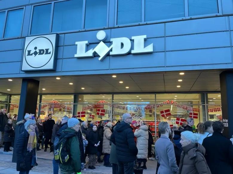 Officiel åbning af ny Lidl på Østerbro i København