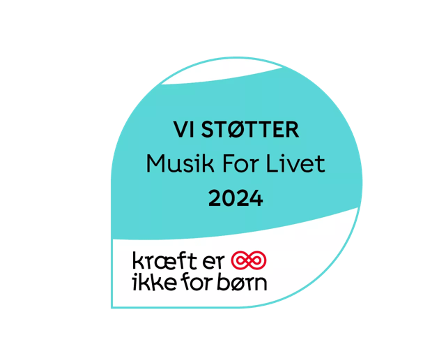 Vi støtter Musik For Livet 2024-logo