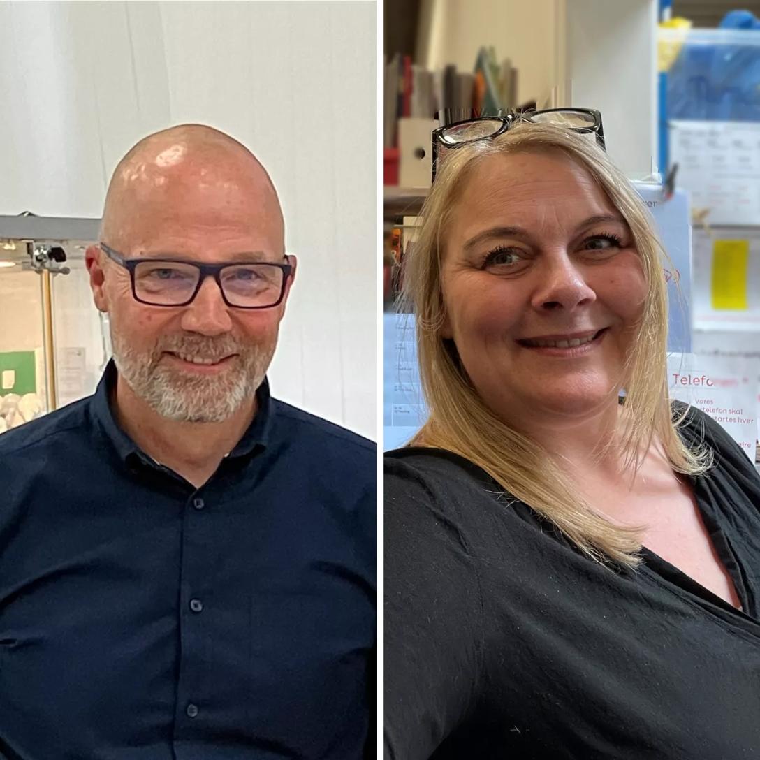 Mai-Britt Hvam Krogh og Martin Sortberg Brosbøl