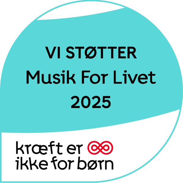 Vi støtter Musik For Livet 2024-logo