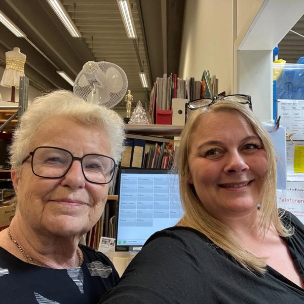 Frivillig Dorte Smith og Mai-Britt Hvam Krogh