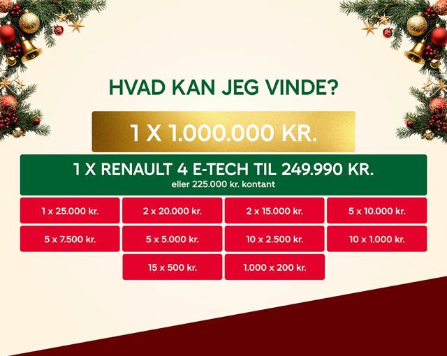 Se hvad du kan vinde i Støttelotteriet - her er en oversigt over alle gevinster