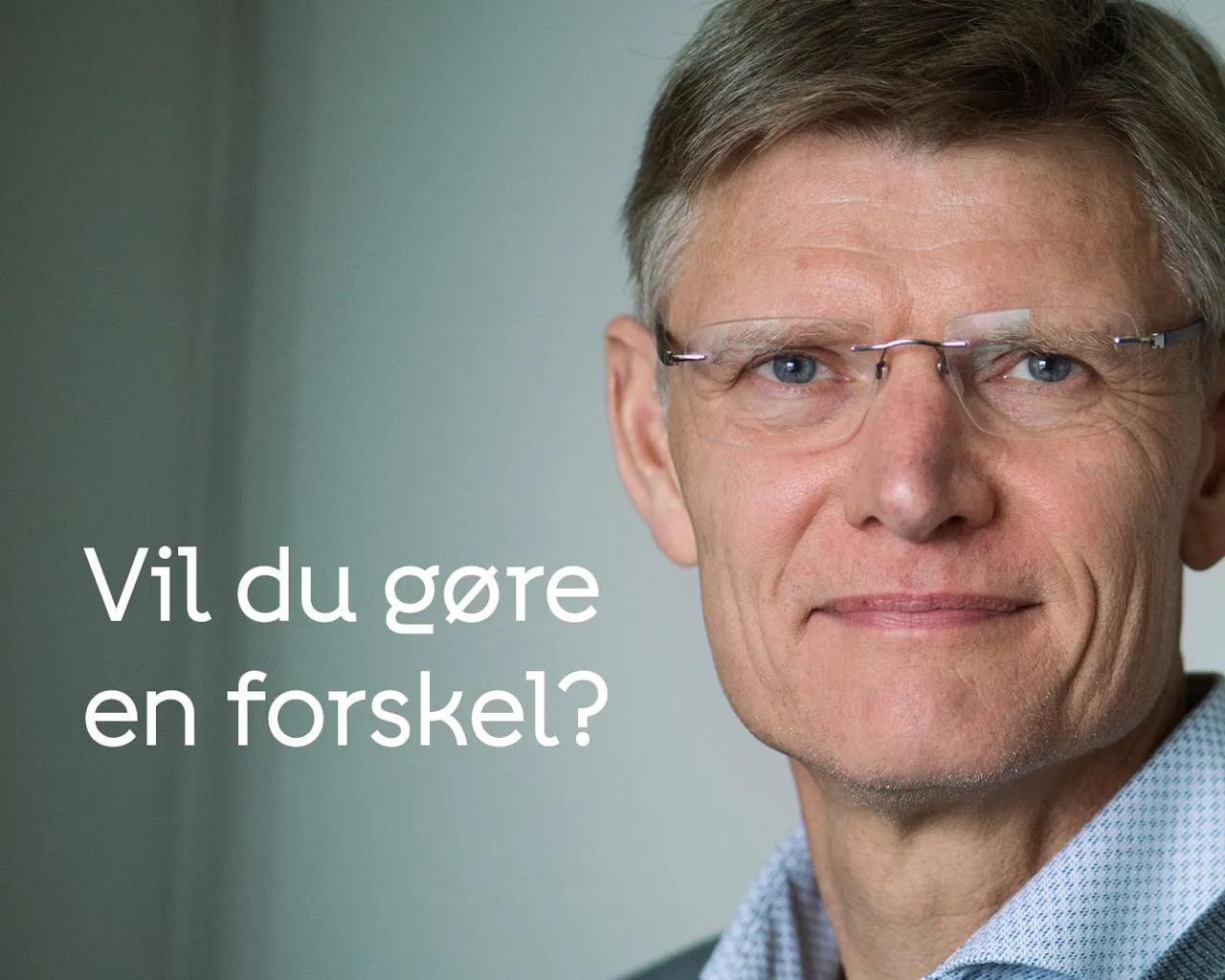 Overlæge Henrik Frederiksen spørger, om du vil gøre en forskel?