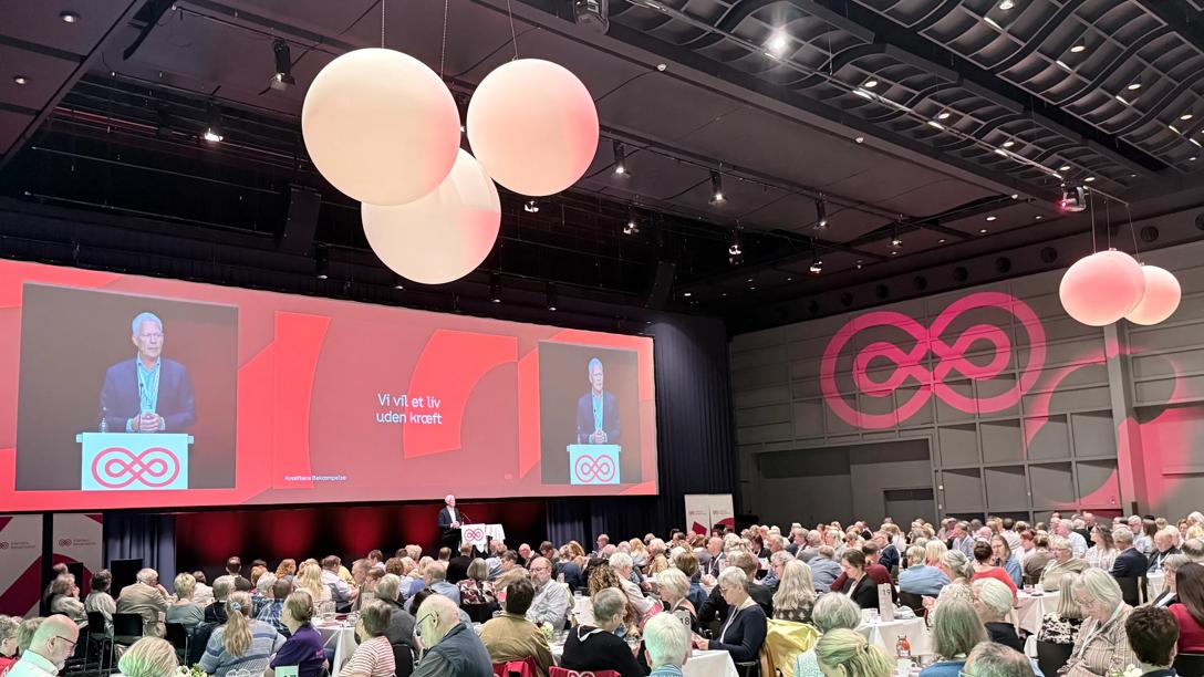 Det her er årets fest for foreningens frivillige kræfter, og det er også her, at organisationen får stivet strategien af (foto: Kræftens Bekæmpelse)