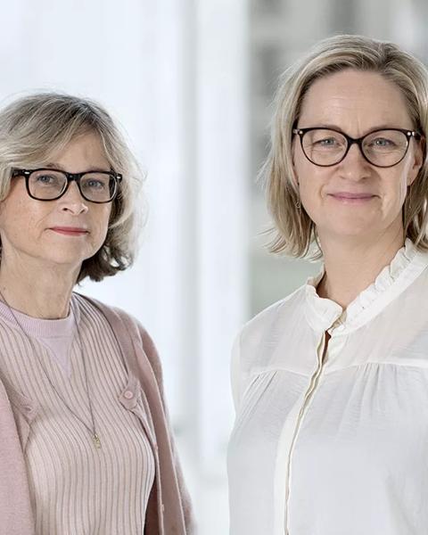 Kræftens Bekæmpelses eksperter i arv og testamenter, Charlotte og Karin
