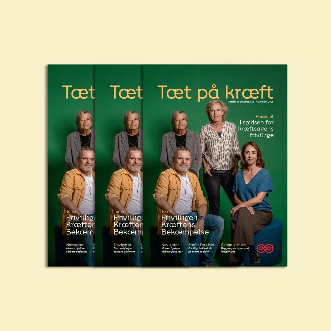 Medlemsbladet Tæt på kræft nr. 2, november 2024