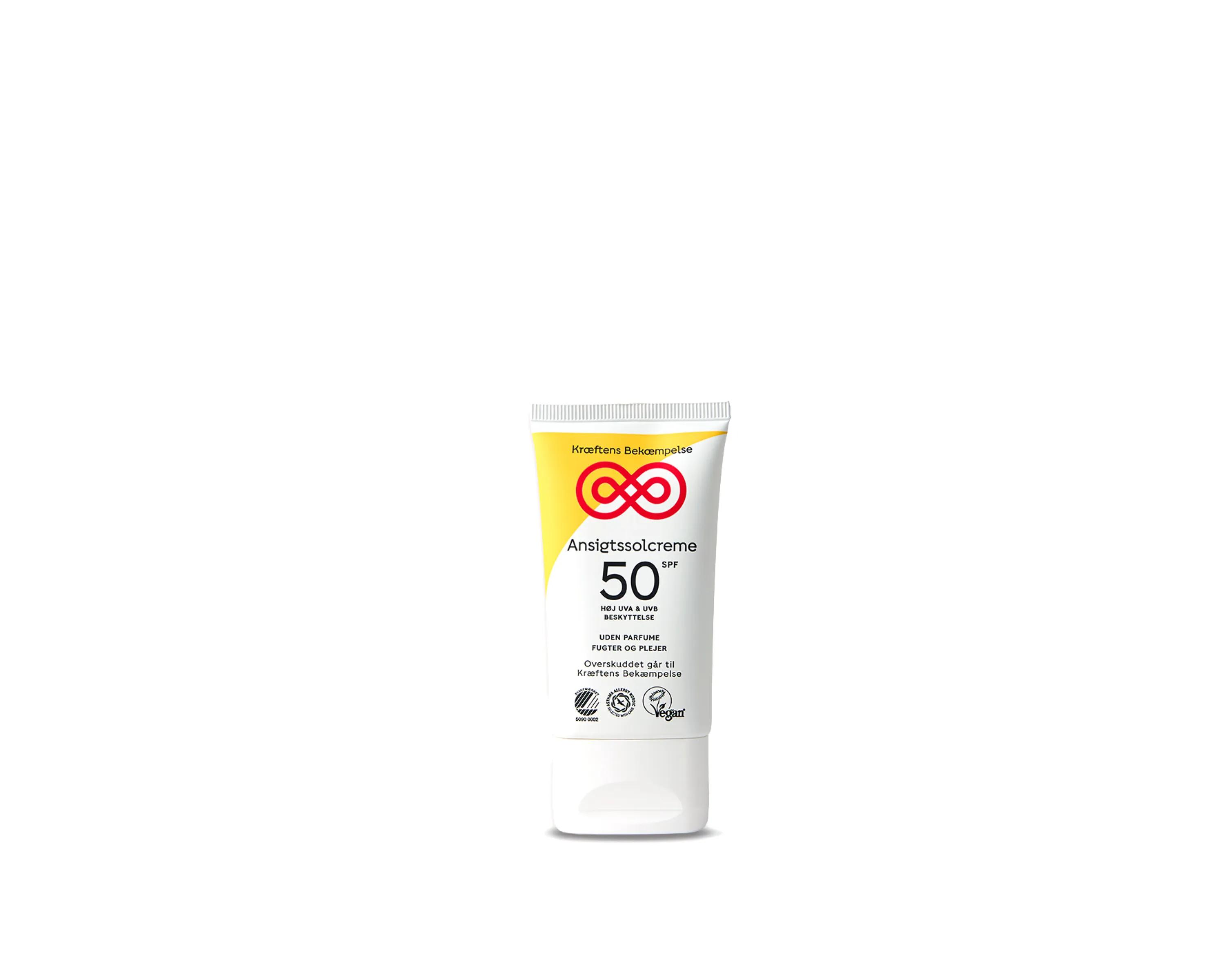 Ansigtssolcreme SPF50, 50 ml 