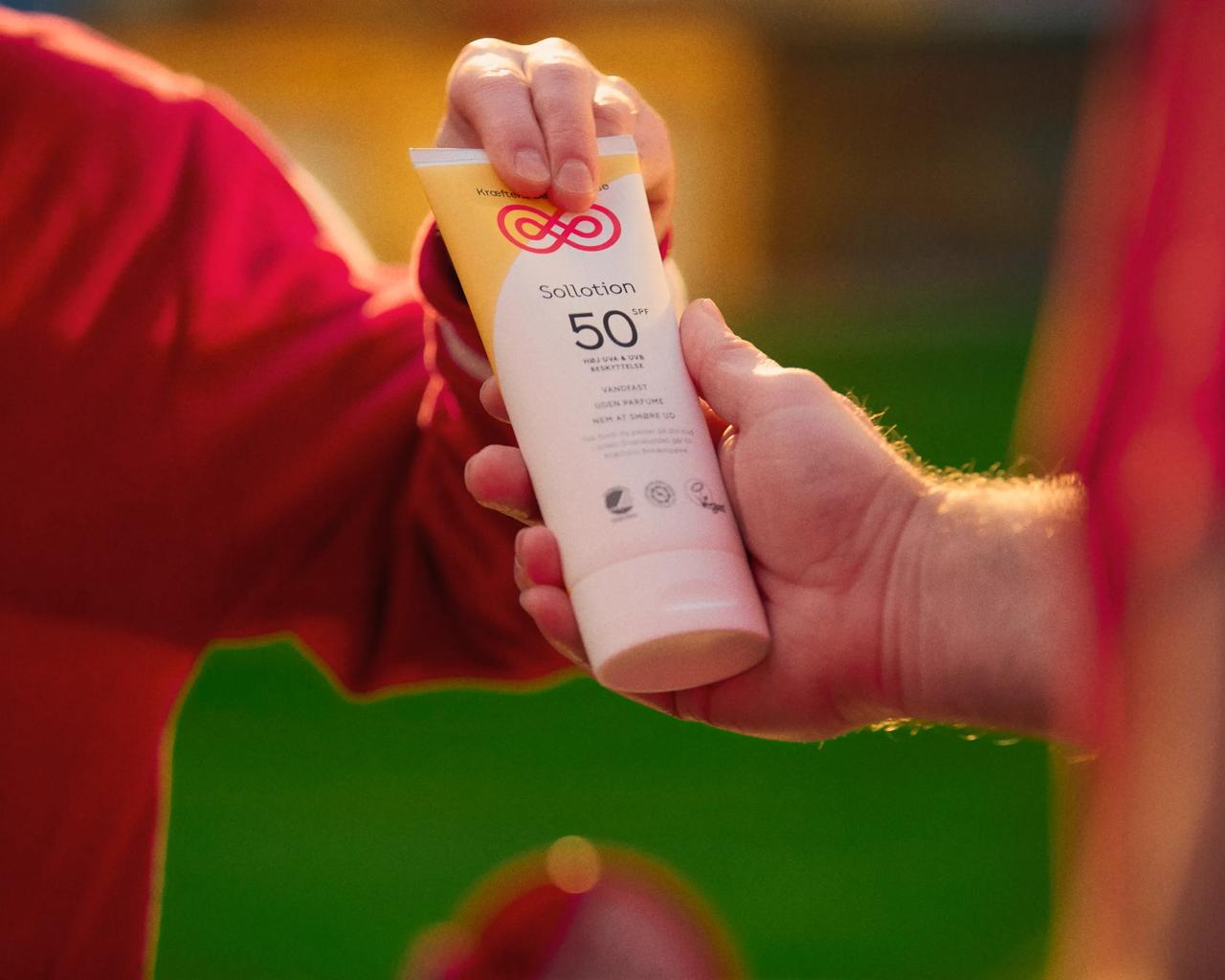 kræftens bekæmpelses solcreme