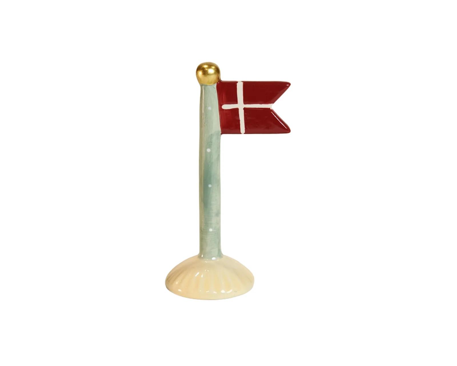 Flag I Keramik Pastelgr n Et Stk 