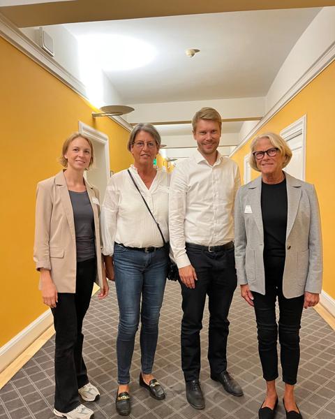 Christoffer Aagaard Melson, Pernille Skov Andersen, Birthe Mette Pedersen og Margit Søgaard Jakobsen