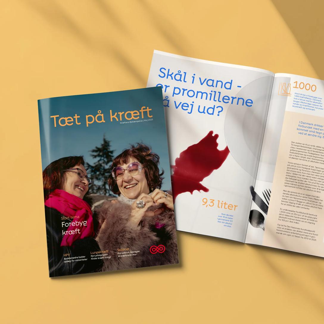 Medlemsbladet Tæt på kræft nr. 2, november 2024
