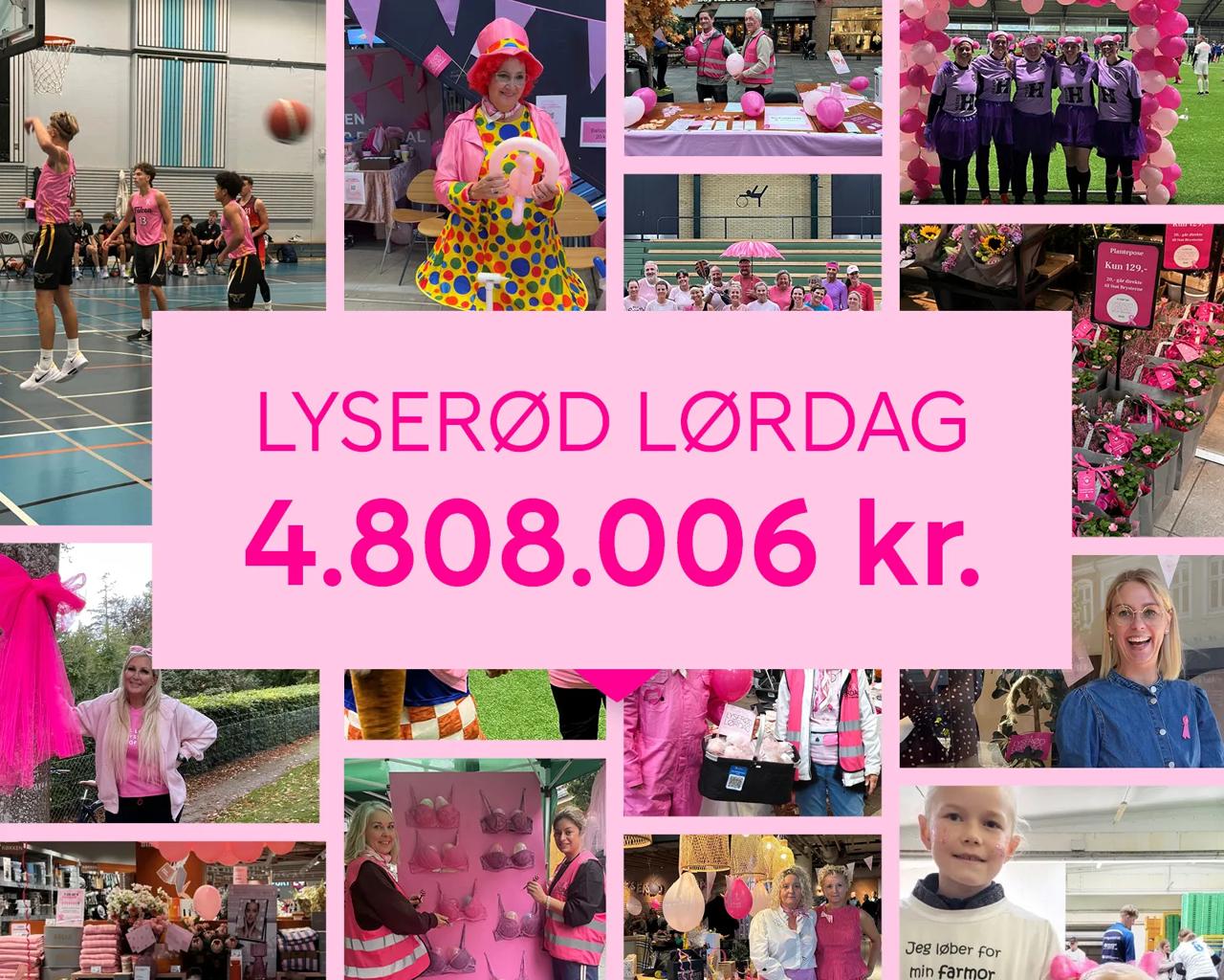 Resultatet af Lyserød Lørdag 2025