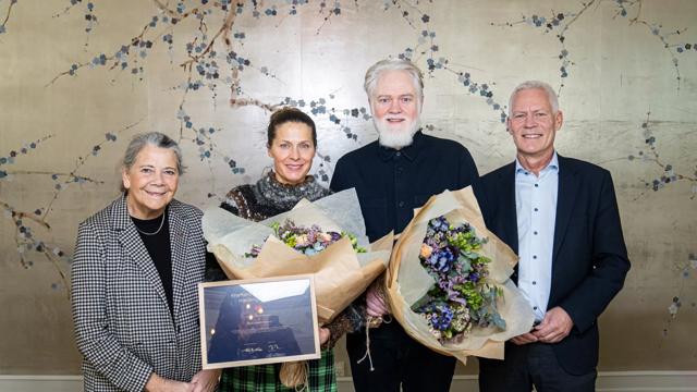 Andrea Elisabeth Rudolph og Esben Dalgaard modtager hædersprisen i 2023